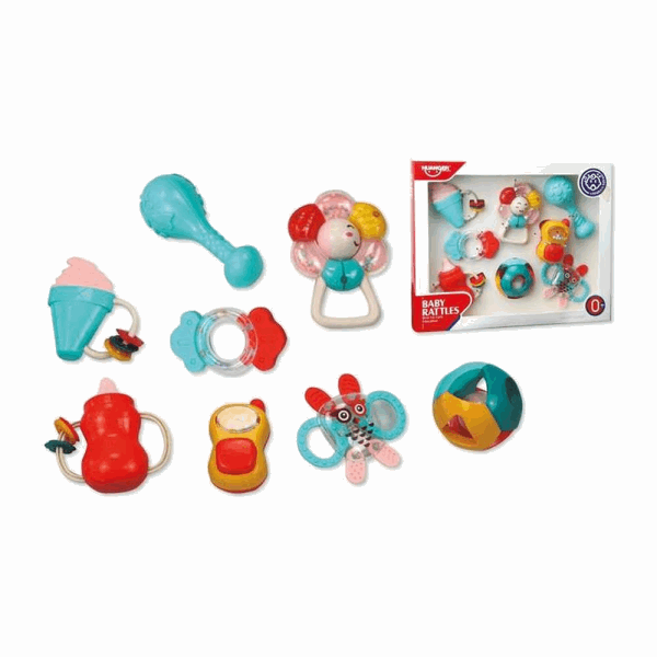 Huanger Շխկշխկան խաղալիքներ Children's rattle toys 8 pieces | Huanger